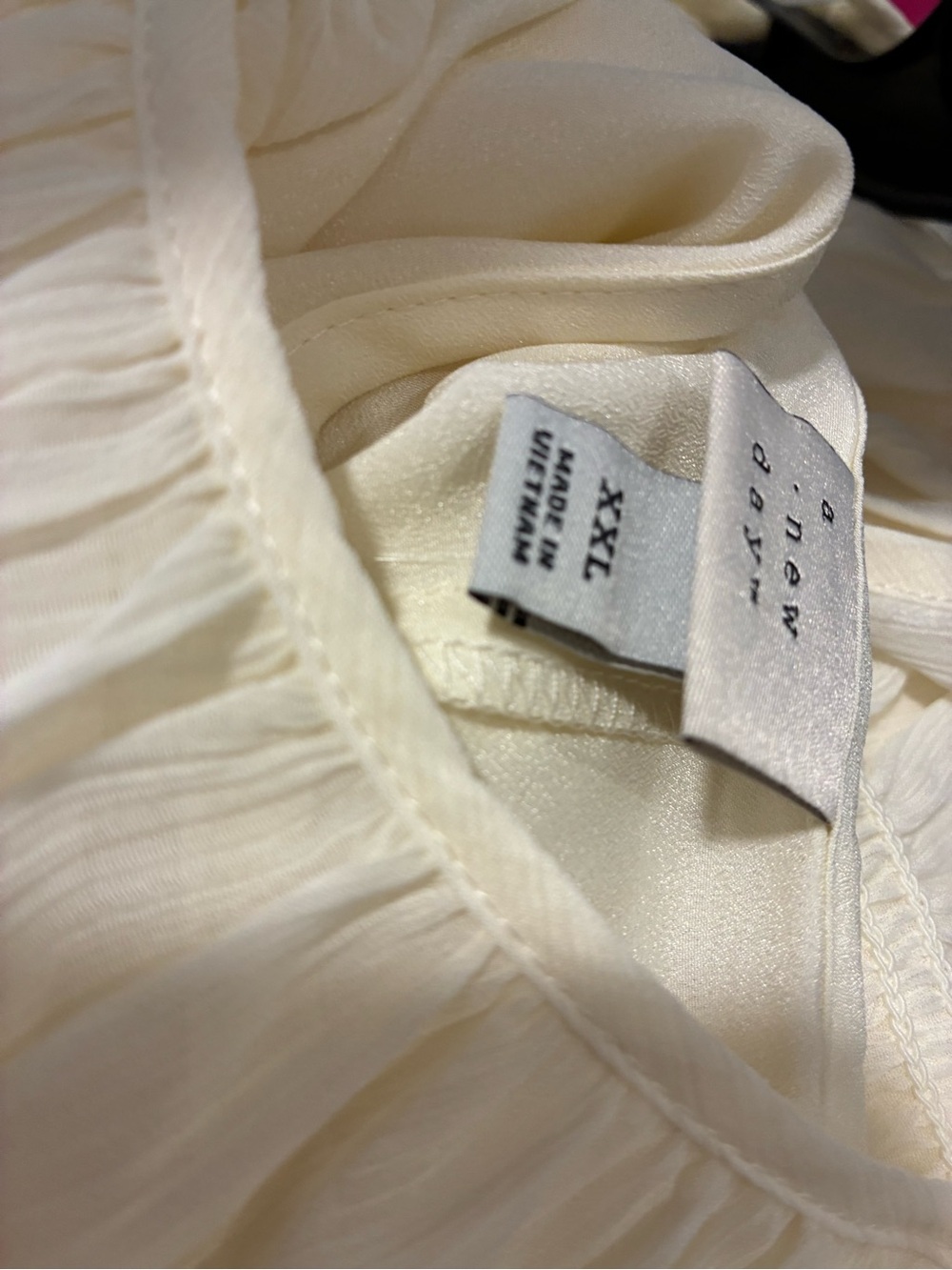 a new day Ivory Smocked Maxi Dress - Picture 3 of 5